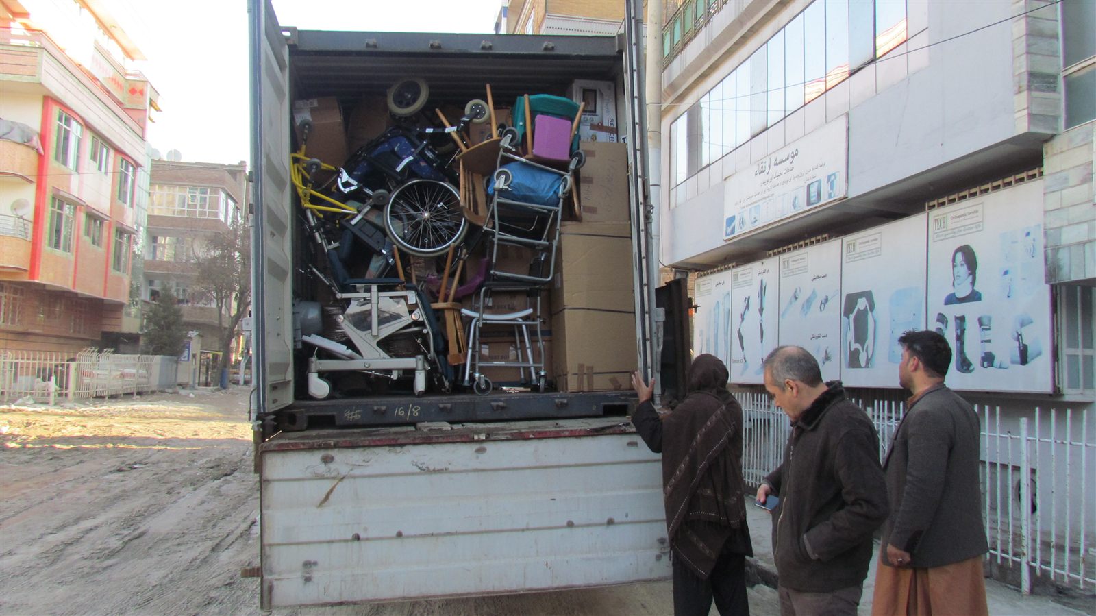 Wheelchairs, ready to travel
